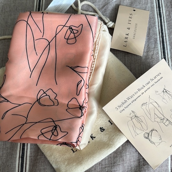 Lark and Ives hair scarf set - Picture 2 of 3